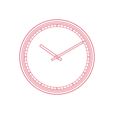 Objects Wall Clocks Ikea Pugg Wall Clock Stencil Svg Design File, Free Vectors File